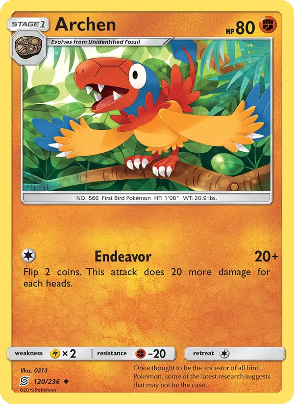 Archen card from Unified Minds, number 120/236