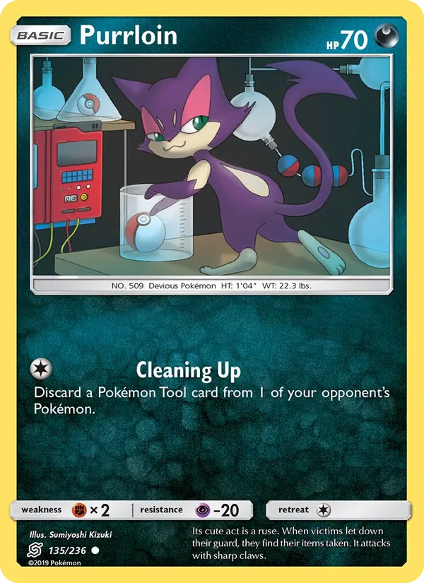 Purrloin card from Unified Minds, number 135/236