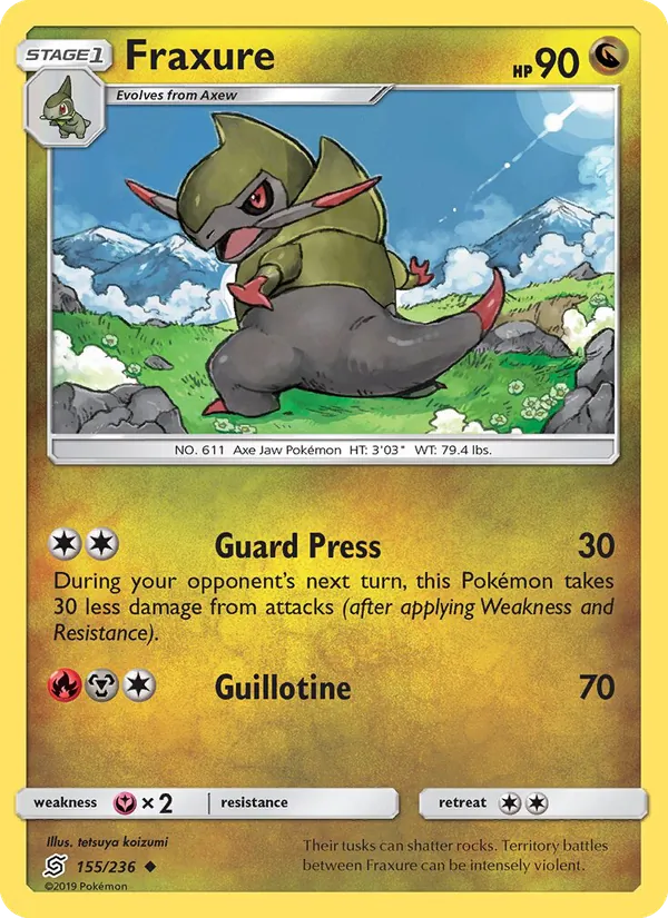 Fraxure card from Unified Minds, number 155/236