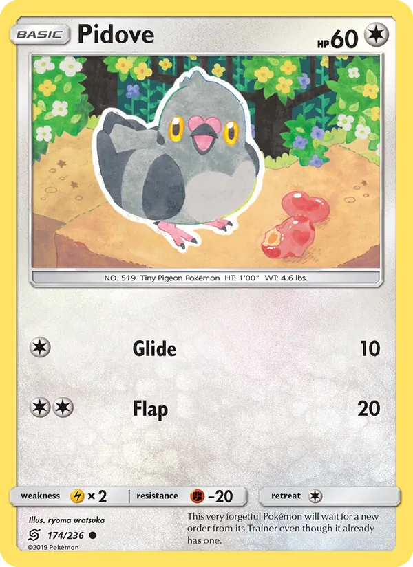 Pidove card from Unified Minds, number 174/236