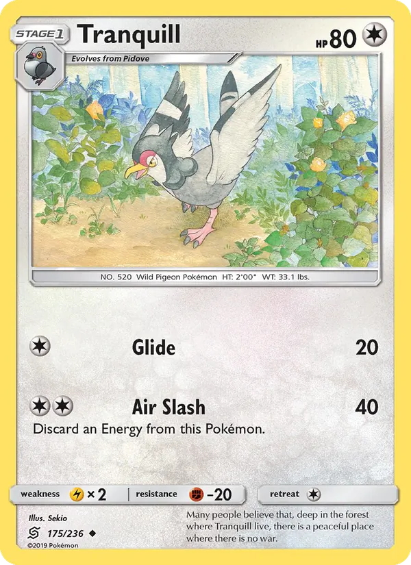 Tranquill card from Unified Minds, number 175/236