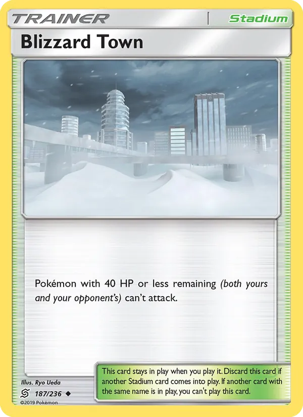 Blizzard Town card from Unified Minds, number 187/236