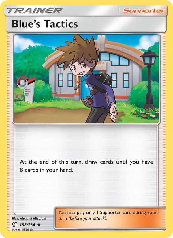 Blue’s Tactics card from Unified Minds, number 188/236