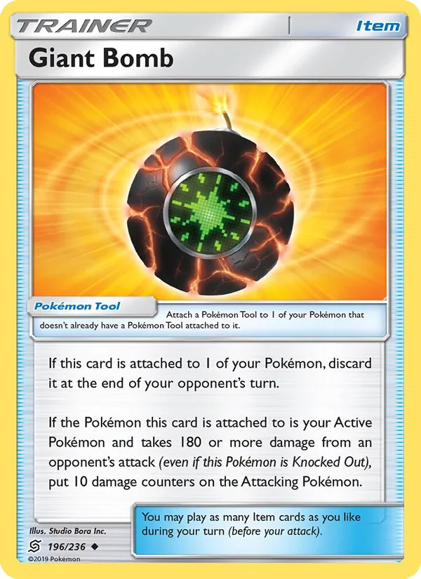 Giant Bomb card from Unified Minds, number 196/236