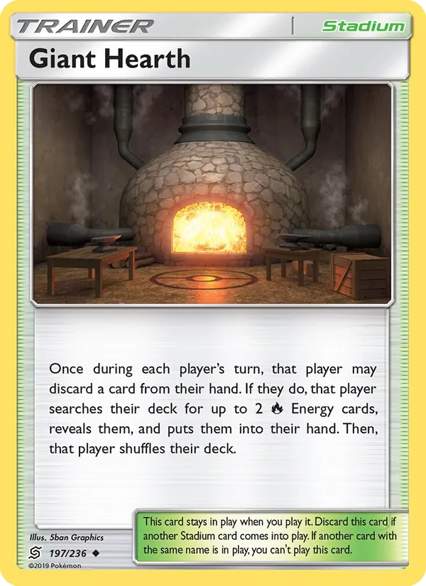 Giant Hearth card from Unified Minds, number 197/236