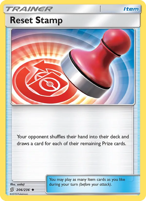 Reset Stamp card from Unified Minds, number 206/236