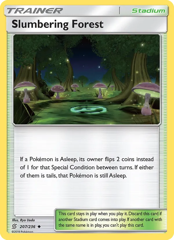 Slumbering Forest card from Unified Minds, number 207/236