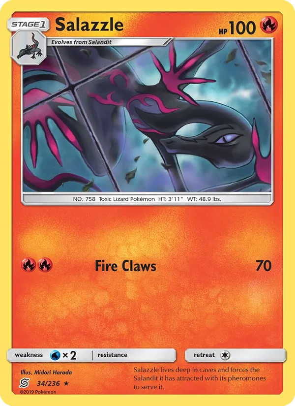 Salazzle card from Unified Minds, number 34/236