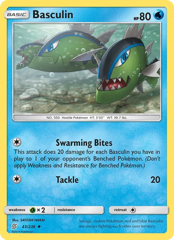 Basculin card from Unified Minds, number 43/236