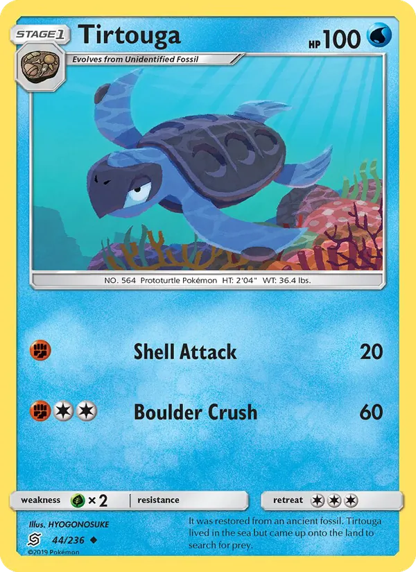 Tirtouga card from Unified Minds, number 44/236