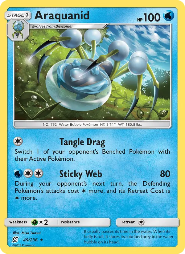 Araquanid card from Unified Minds, number 49/236