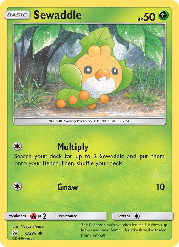 Sewaddle card from Unified Minds, number 6/236