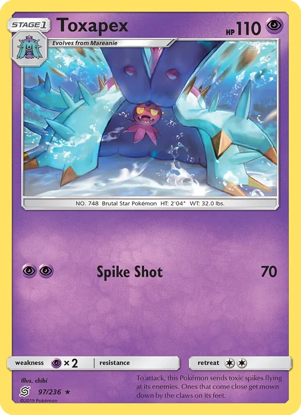 Toxapex card from Unified Minds, number 97/236