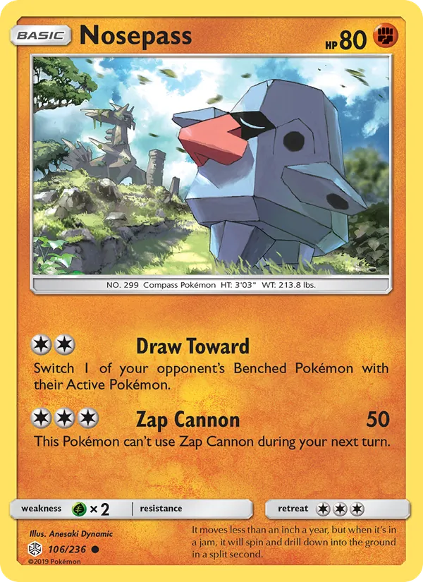 Nosepass card from Cosmic Eclipse, number 106/236
