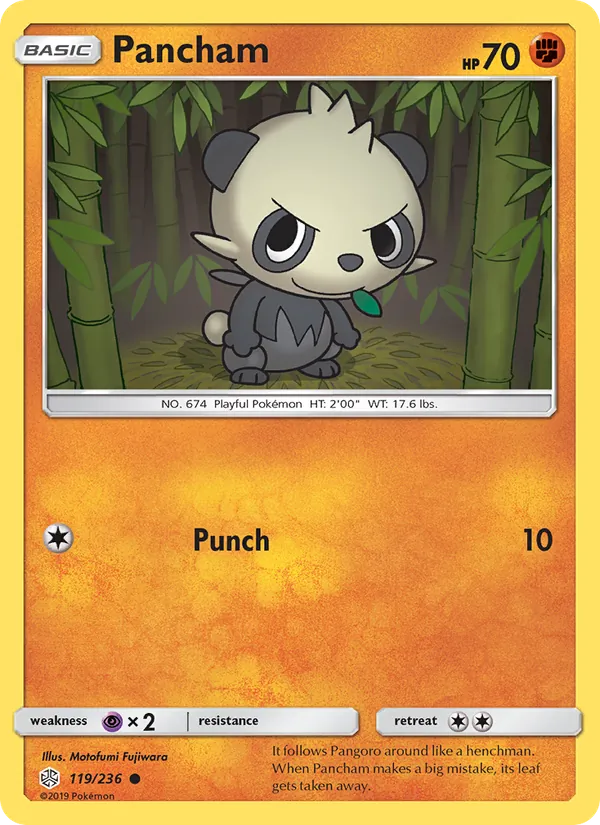 Pancham card from Cosmic Eclipse, number 119/236