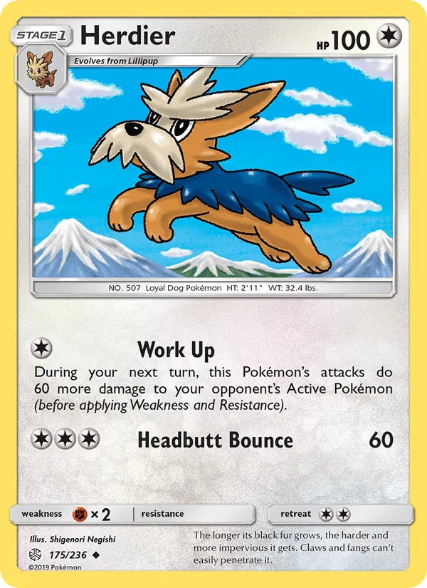 Herdier card from Cosmic Eclipse, number 175/236