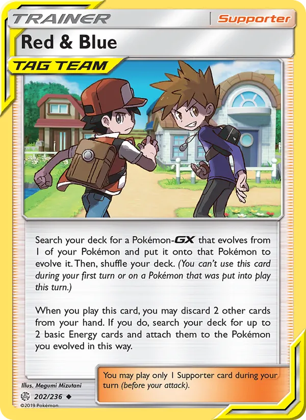 Red & Blue card from Cosmic Eclipse, number 202/236