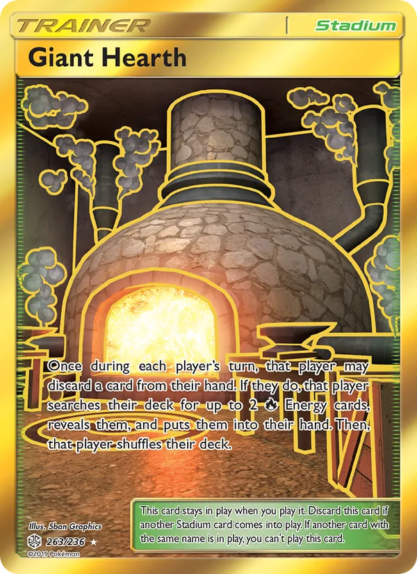 Giant Hearth card from Cosmic Eclipse, number 263/236