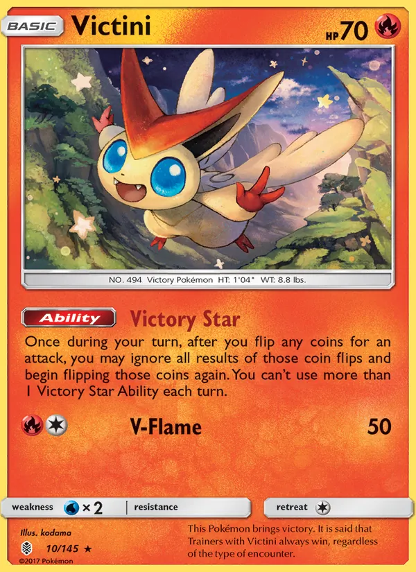 Kaart Victini uit Guardians Rising, nummer 10/145