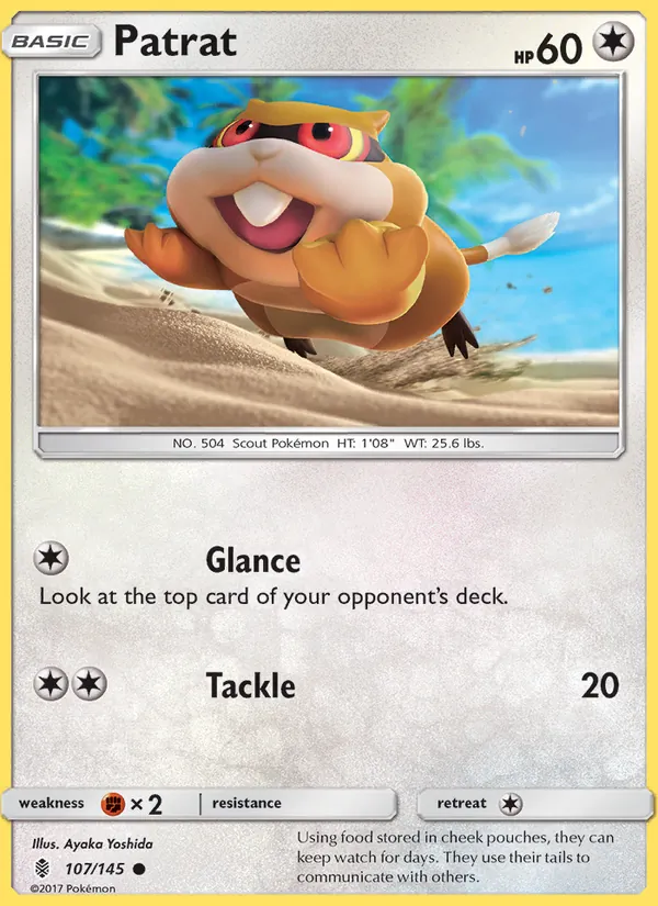 Kartu Patrat dari Guardians Rising, nomor 107/145