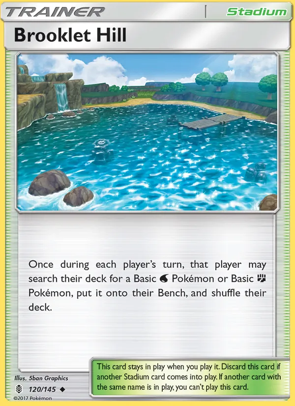 Kaart Brooklet Hill uit Guardians Rising, nummer 120/145