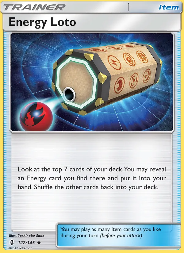 Kartu Energy Loto dari Guardians Rising, nomor 122/145