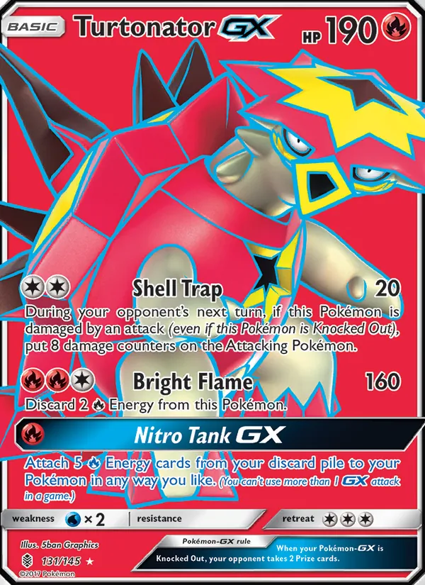 Kartu Turtonator GX dari Guardians Rising, nomor 131/145