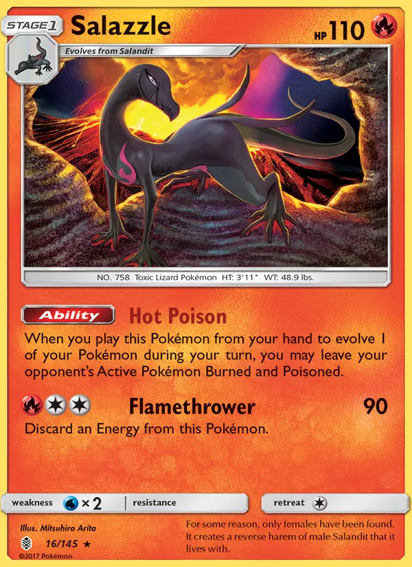 Kaart Salazzle uit Guardians Rising, nummer 16/145