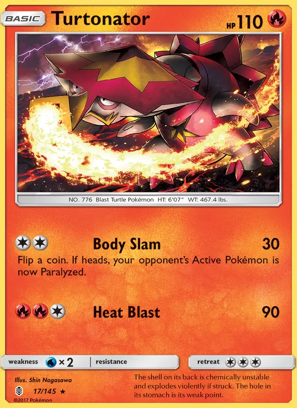 Kartu Turtonator dari Guardians Rising, nomor 17/145