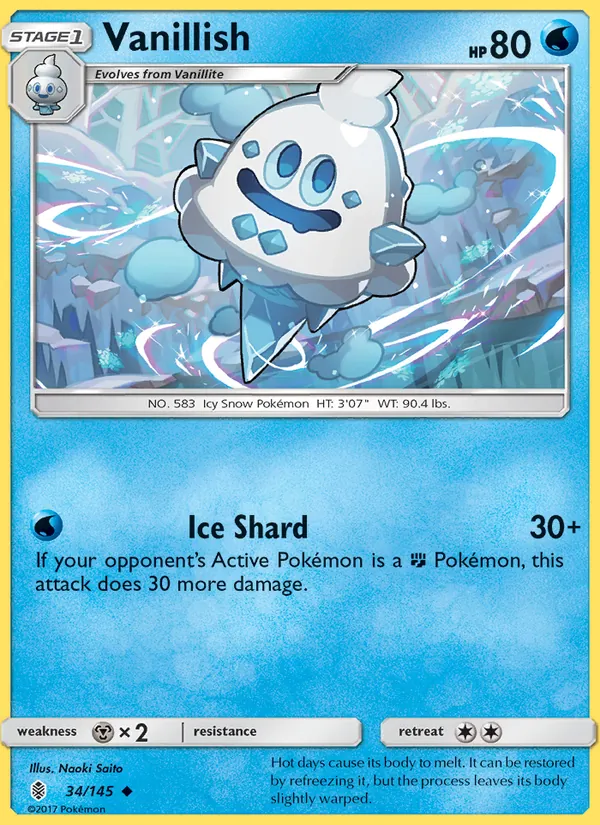 Kaart Vanillish uit Guardians Rising, nummer 34/145