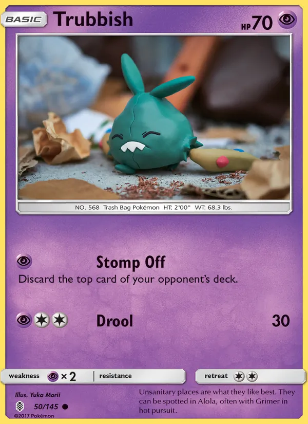 Kartu Trubbish dari Guardians Rising, nomor 50/145