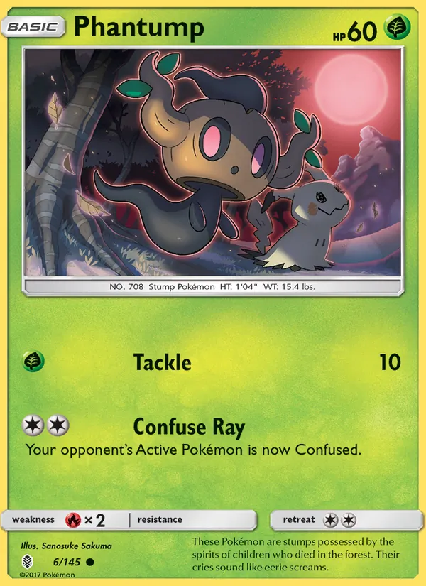 Kaart Phantump uit Guardians Rising, nummer 6/145