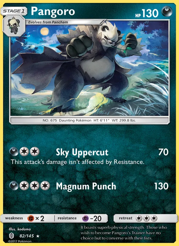 Kartu Pangoro dari Guardians Rising, nomor 82/145
