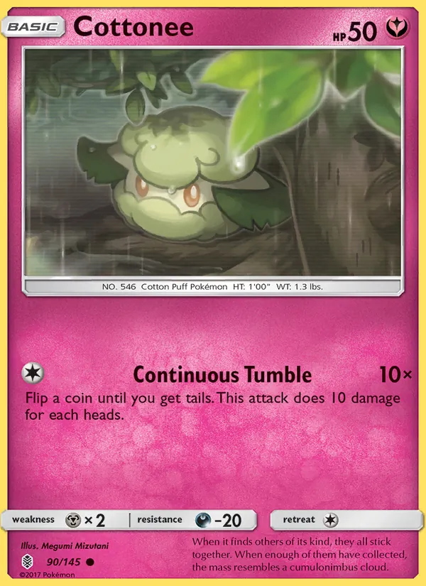 Kartu Cottonee dari Guardians Rising, nomor 90/145