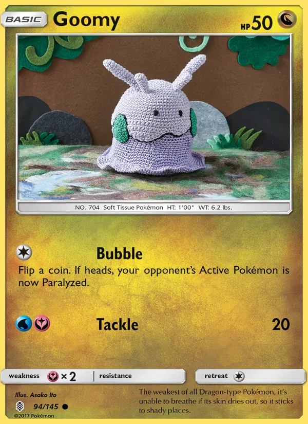 Kartu Goomy dari Guardians Rising, nomor 94/145