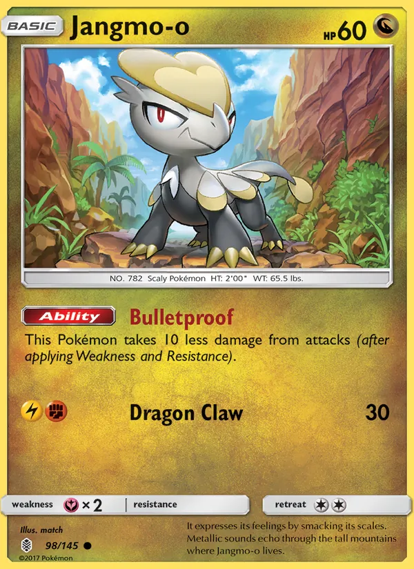 Kaart Jangmo-o uit Guardians Rising, nummer 98/145