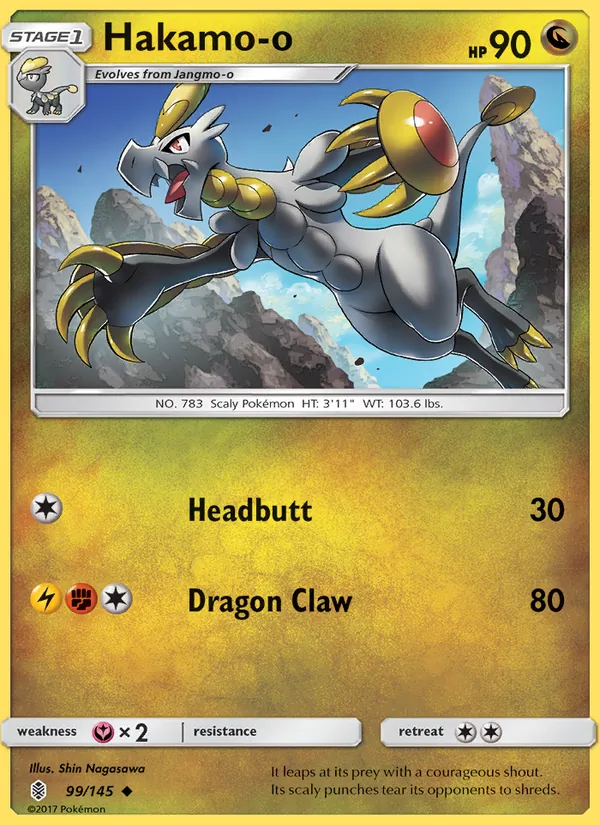 Kartu Hakamo-o dari Guardians Rising, nomor 99/145