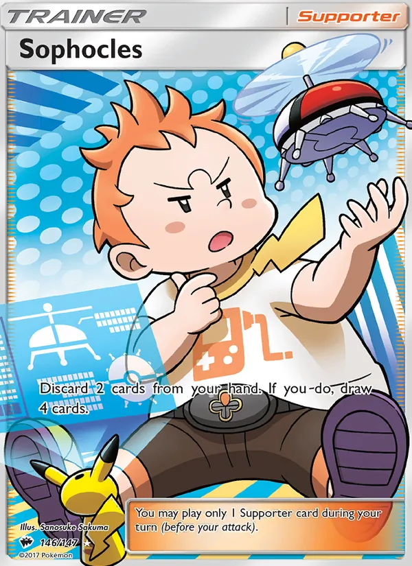Sophocles card from Burning Shadows, number 146/147
