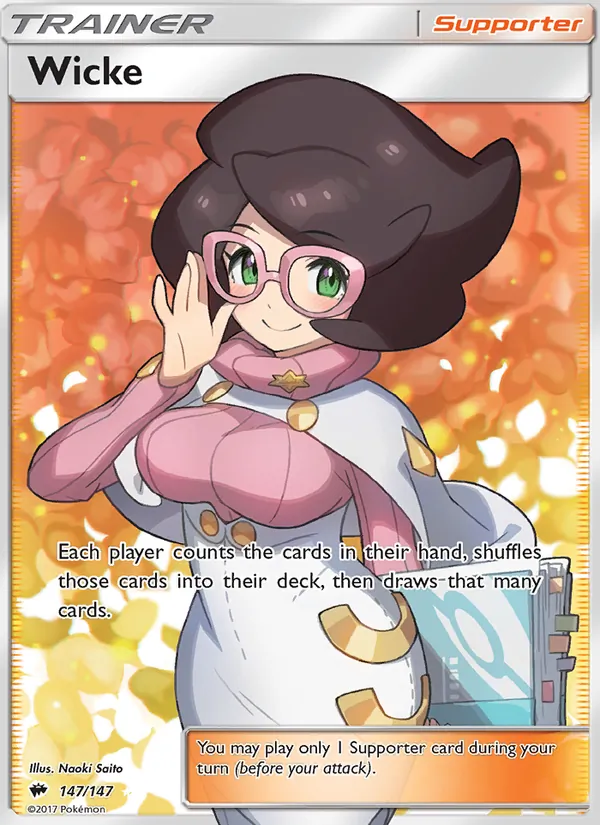 Wicke card from Burning Shadows, number 147/147