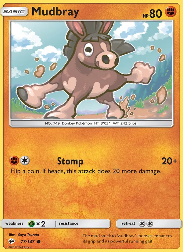 Kaart Mudbray uit Burning Shadows, nummer 77/147