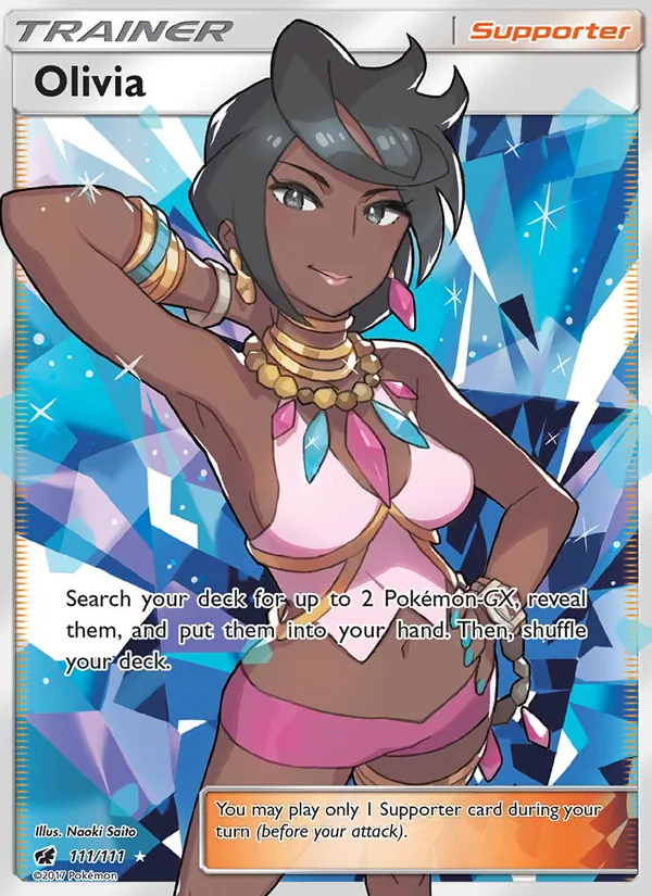 Olivia card from Crimson Invasion, number 111/111