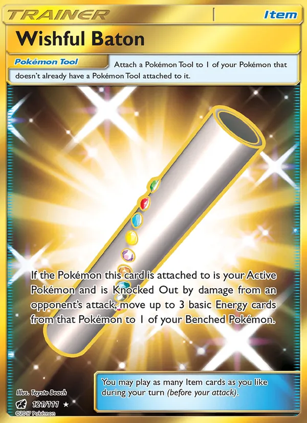 Wishful Baton card from Crimson Invasion, number 121/111