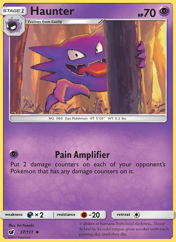 Kartu Haunter dari Crimson Invasion, nomor 37/111