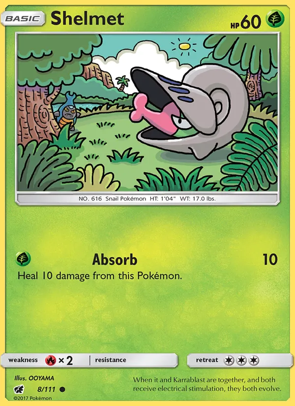 Shelmet card from Crimson Invasion, number 8/111
