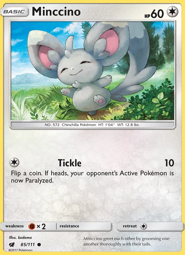 Kaart Minccino uit Crimson Invasion, nummer 85/111
