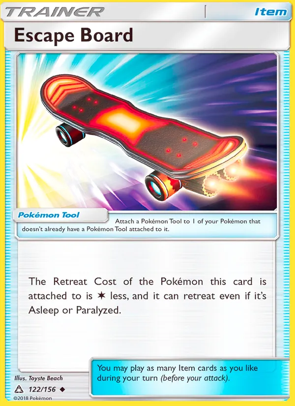 Kartu Escape Board dari Ultra Prism, nomor 122/156