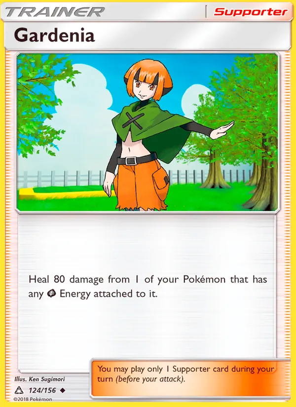 Kaart Gardenia uit Ultra Prism, nummer 124/156