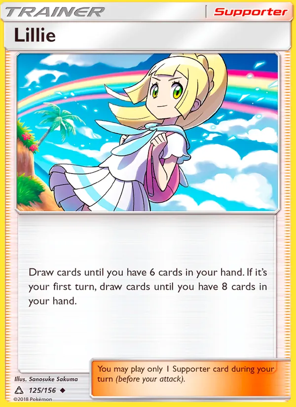 Kaart Lillie uit Ultra Prism, nummer 125/156
