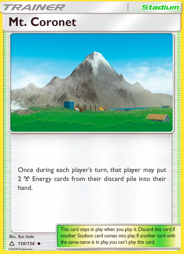 Kartu Mt. Coronet dari Ultra Prism, nomor 130/156