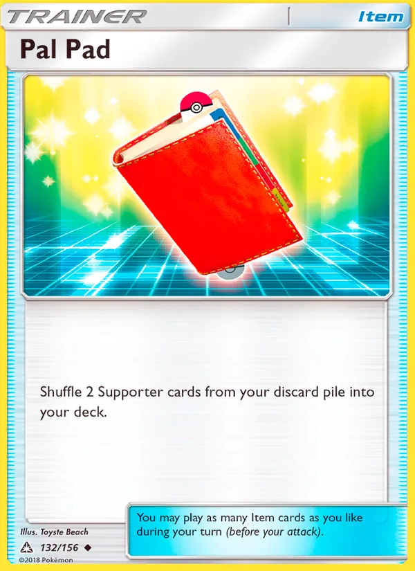 Kaart Pal Pad uit Ultra Prism, nummer 132/156